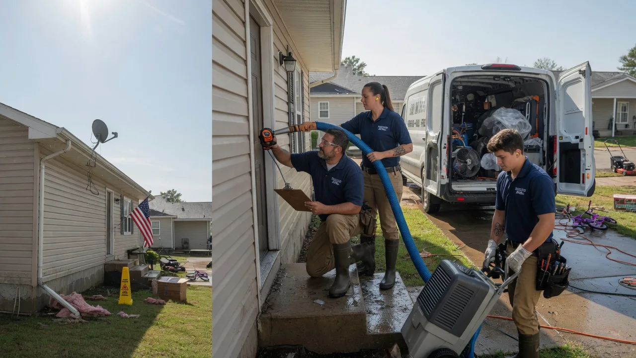 Ceiling Water Damage Restoration in Clear, AK near me